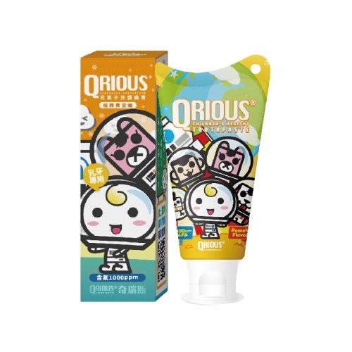 QRIOUS®奇瑞斯紫錐菊護齒兒童牙膏-經典黃金柚